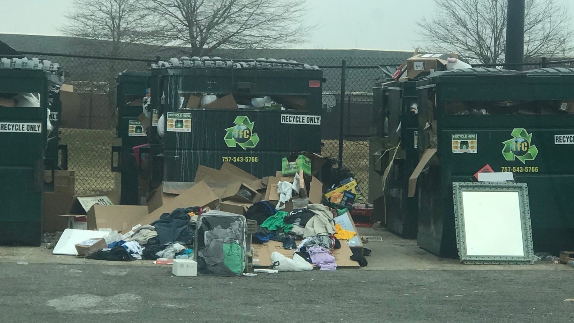 Illegal dumping causing two recycle centers to shut down in Virginia ...