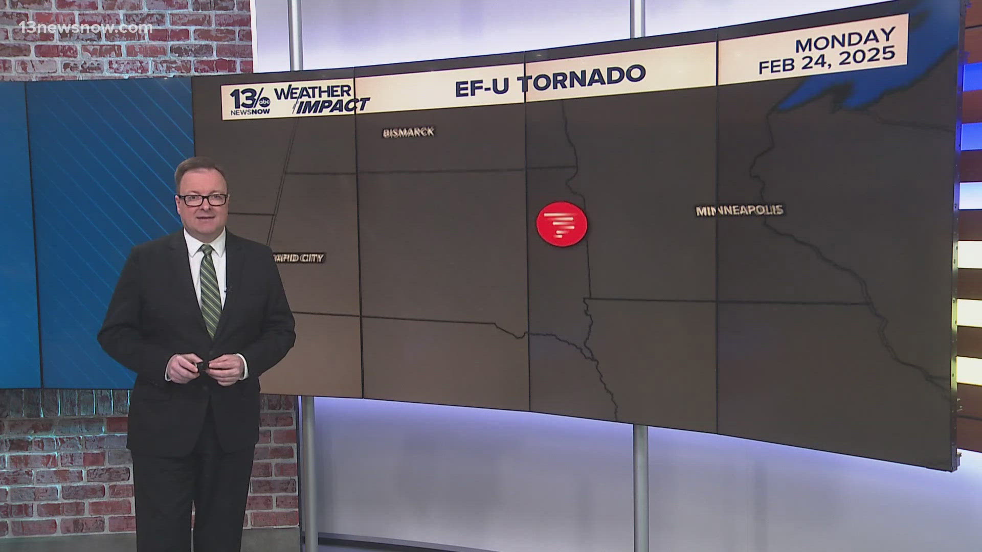A recent tornado in South Dakota was given the relatively rare designation of EF-U due to the area in which it touched down.