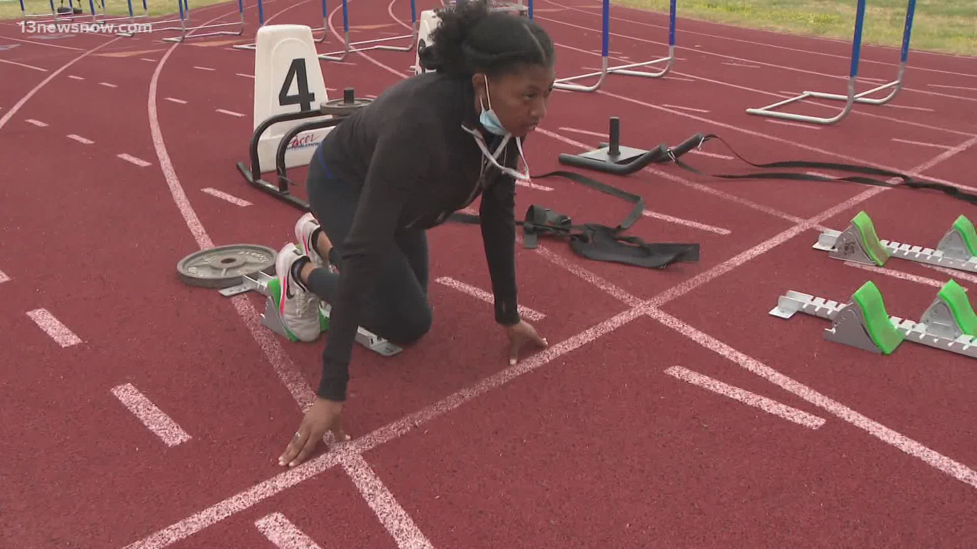 The reigning state champ in the 400 meters is headed to Tennessee on a track scholarship