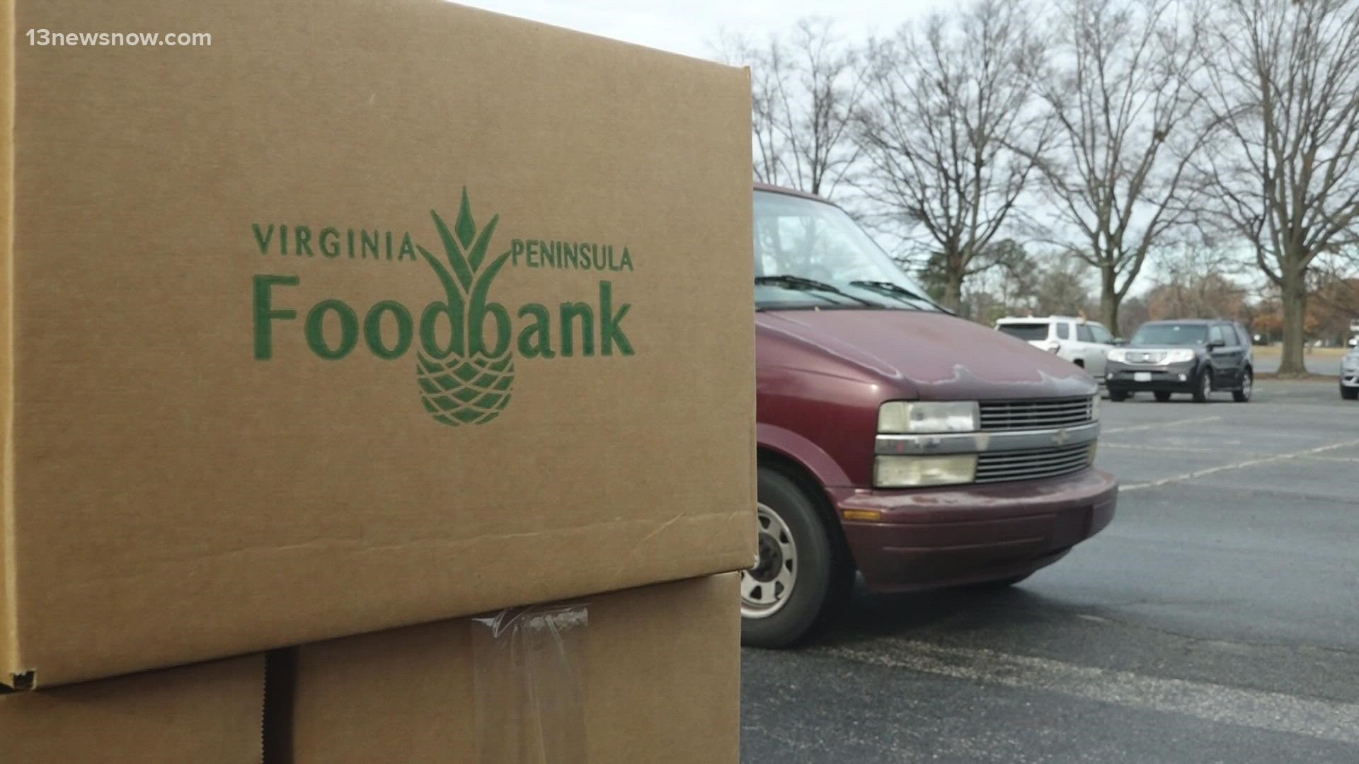 Joyner said the Foodbank served about 400 households at Wednesday's mobile food pantry when they expected about 350 households.