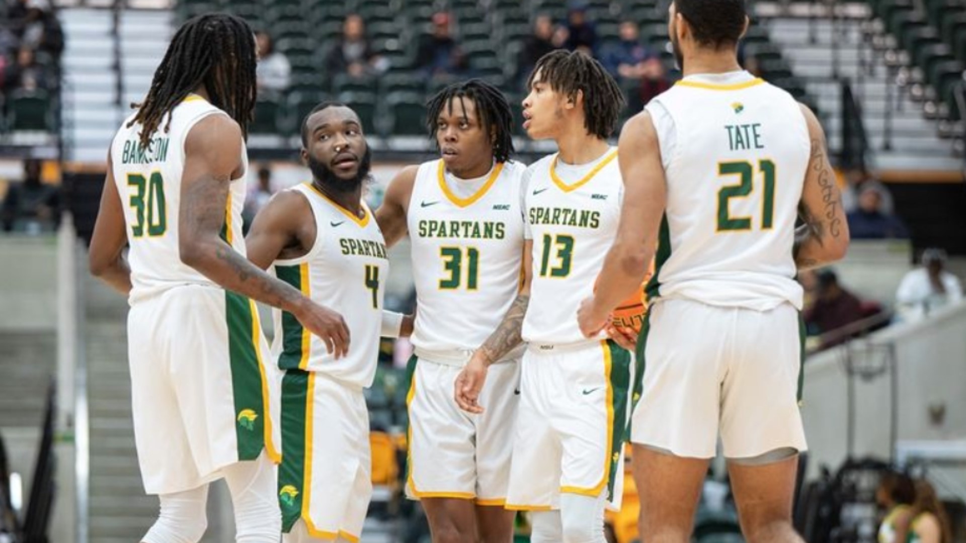 Norfolk State's Joe Bryant Jr. used the glass gracefully for an acrobatic go-ahead basket in with 1.4 seconds left to play. An ensuing technical would come of it.