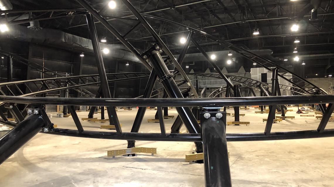 DarKoaster New for 2023 Indoor Coaster Animation Busch Gardens