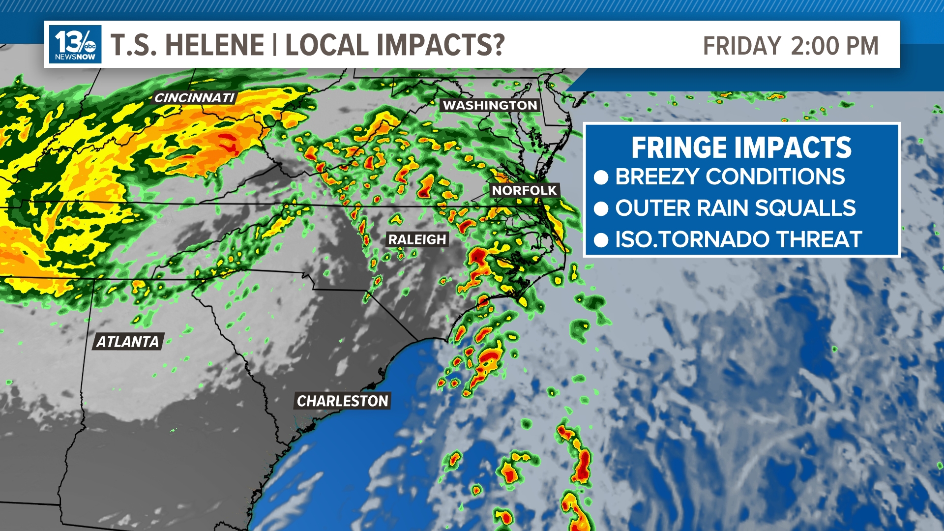 Helene tracker Hurricane's projected path, landfall prediction