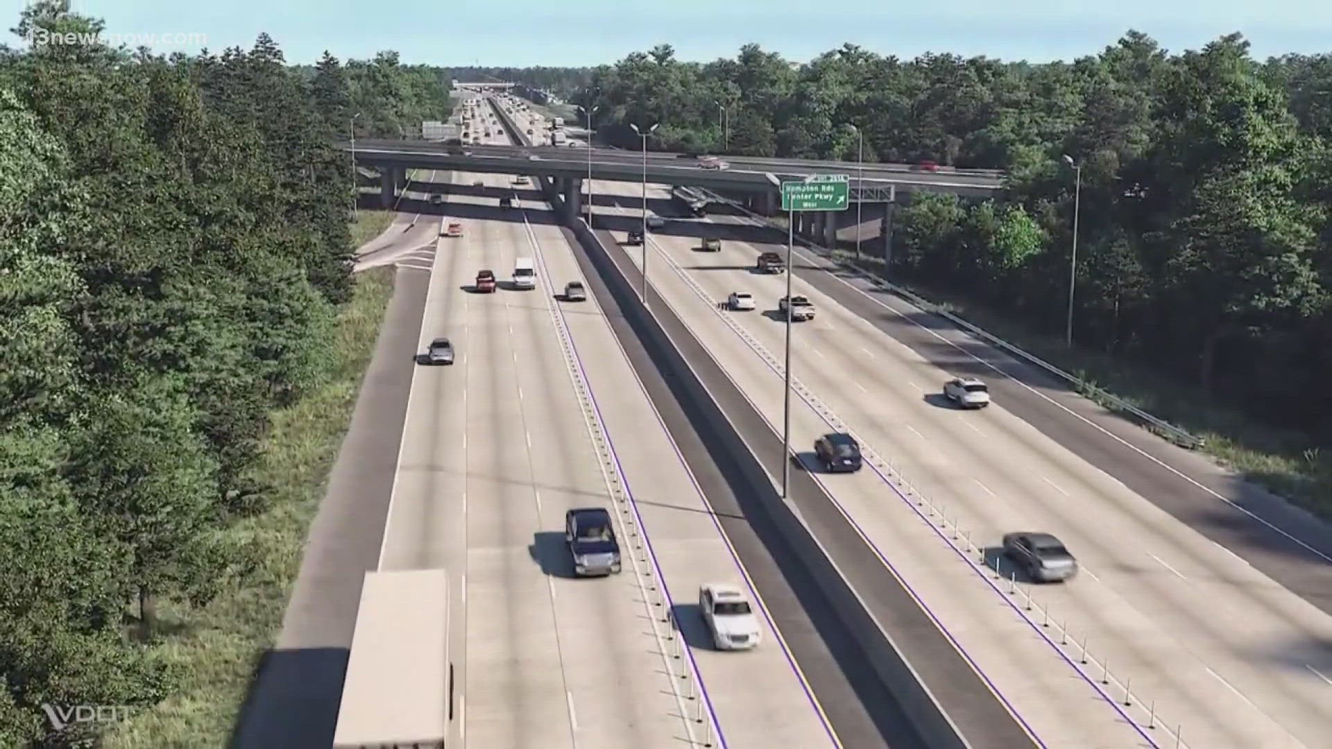 If you’ve been paying close attention, you know VDOT’s plan has been to create four lanes in each direction: two general-purpose lanes and two HOV express lanes.