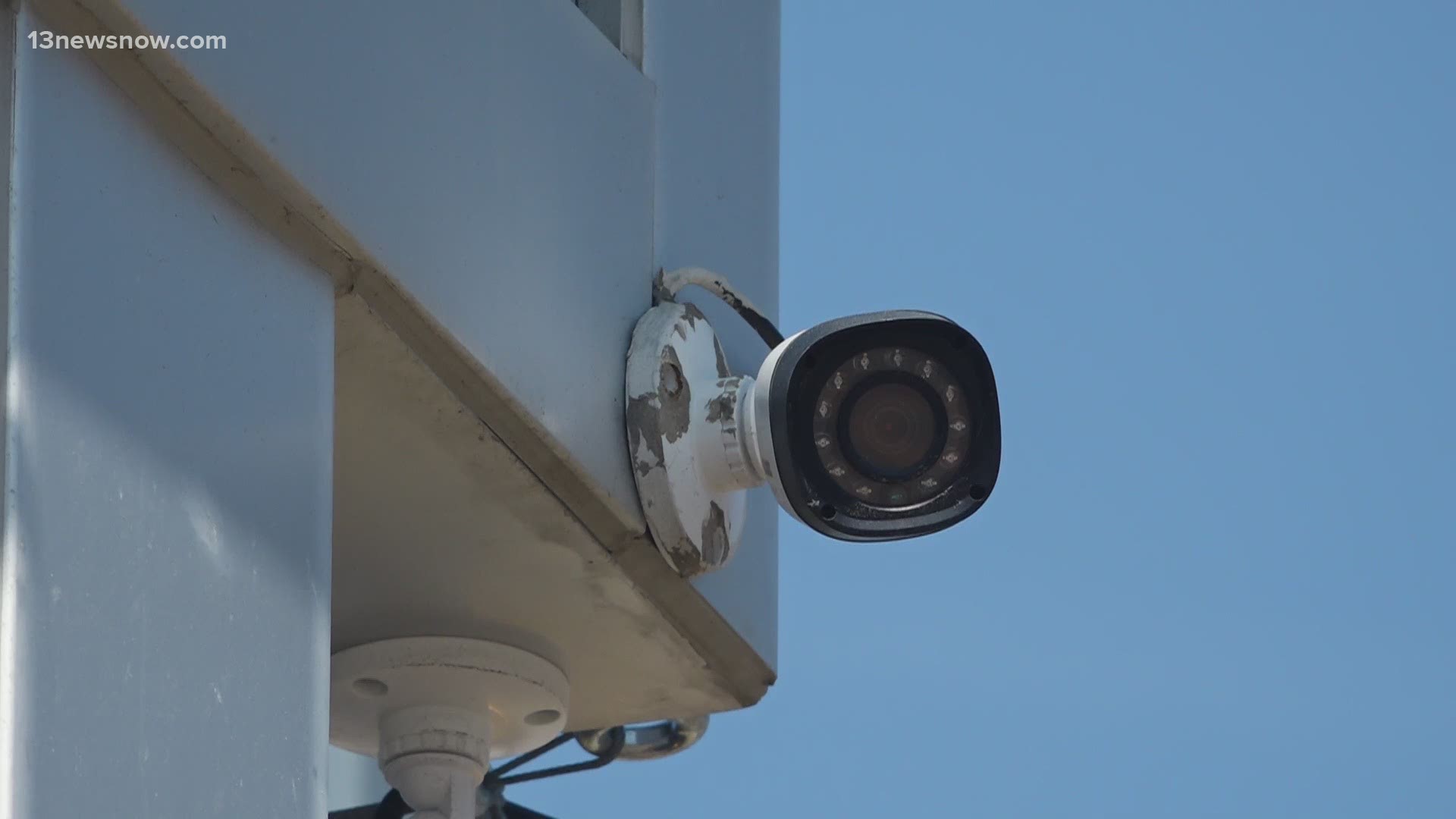 There is a push to add 42 new security cameras along the Virginia Beach Oceanfront.