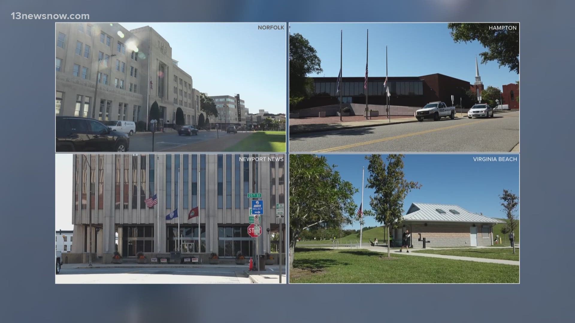 Groups in Hampton Roads are showing solidarity for the victims.