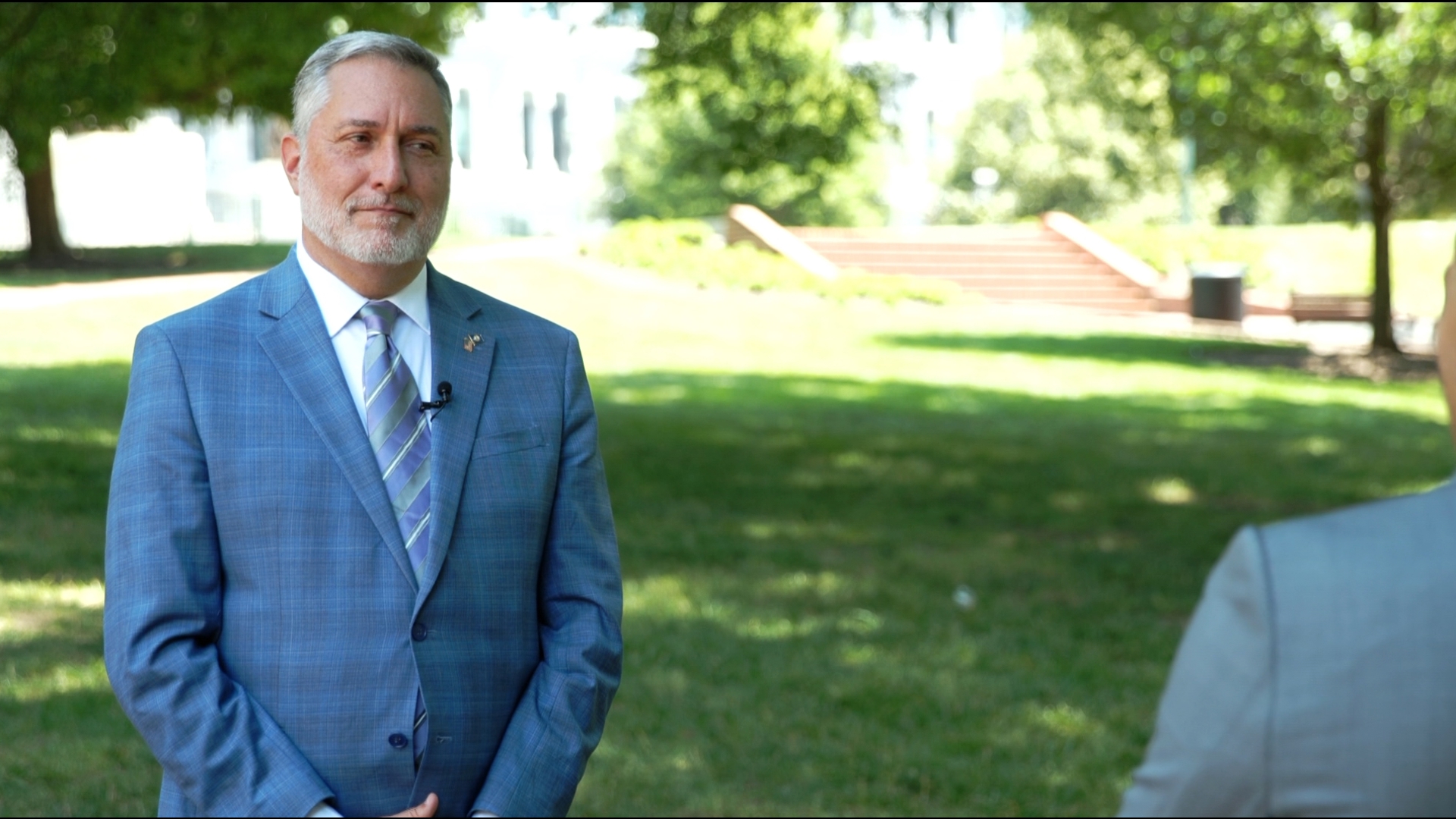 John Reid is running as the Republican candidate for lieutenant governor in Virginia's November election.