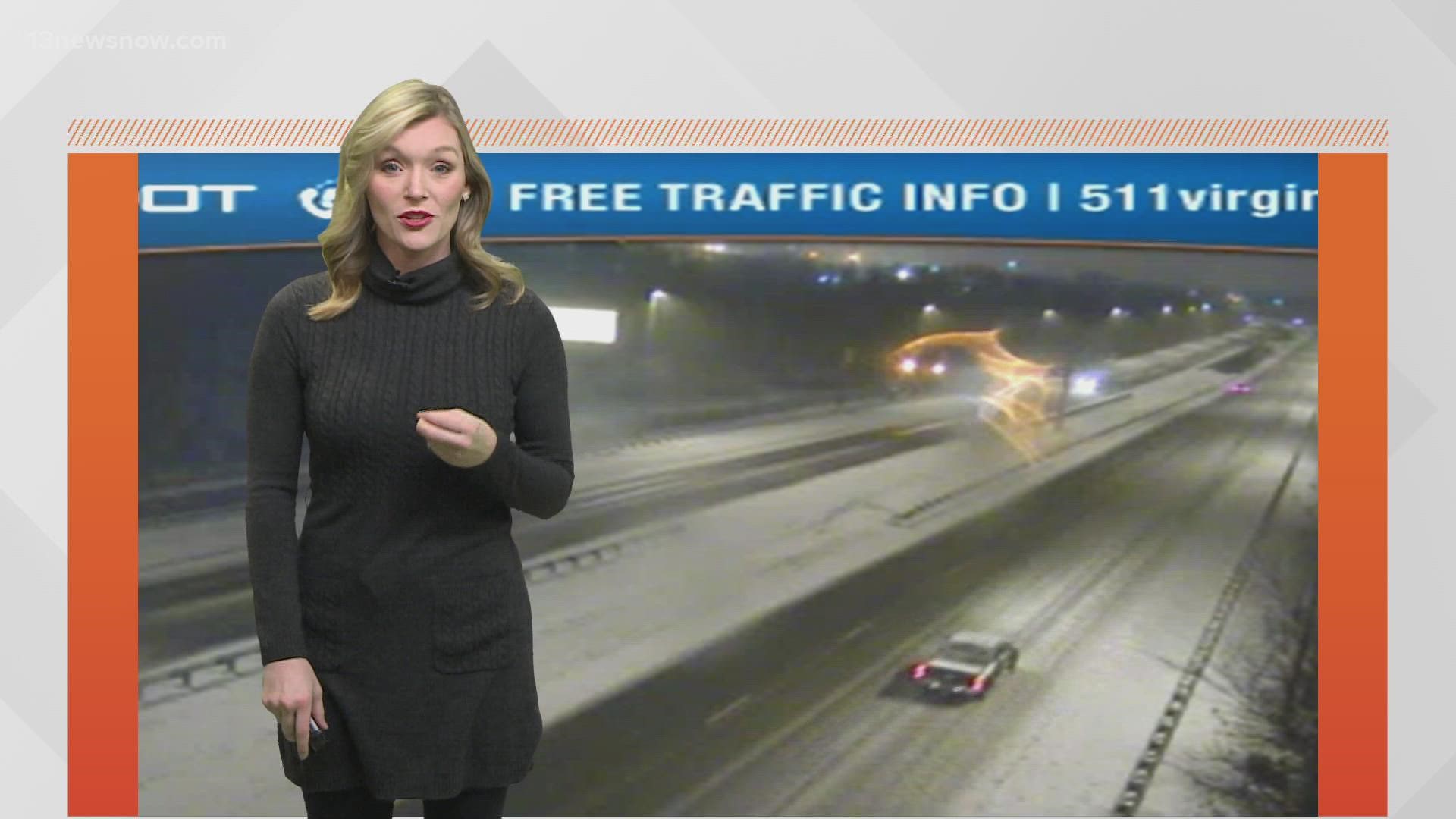 Our 13News Now Daybreak team gives an update on the latest status of roads across Hampton Roads.