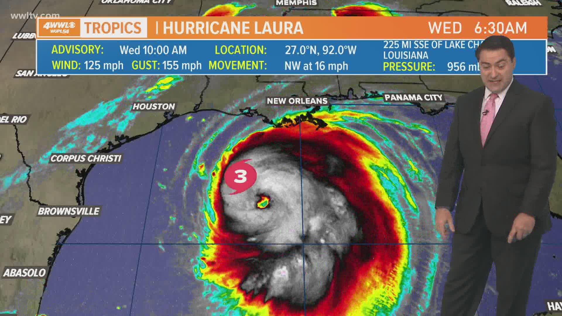 Tracking Hurricane Laura Latest forecast track and updates