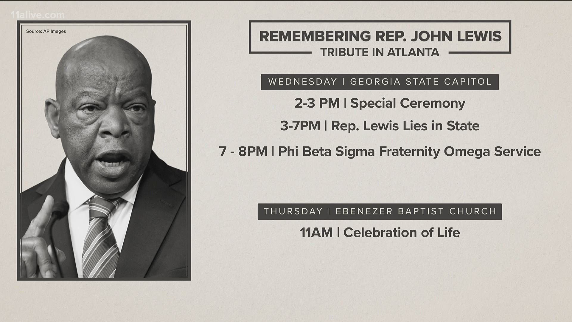 John Lewis funeral arrangements released | 13newsnow.com