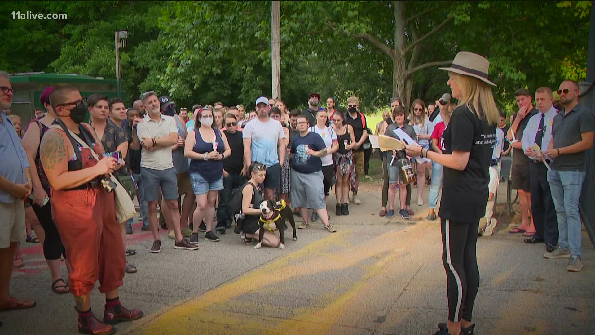 Vigil held for Piedmont Park murder victim