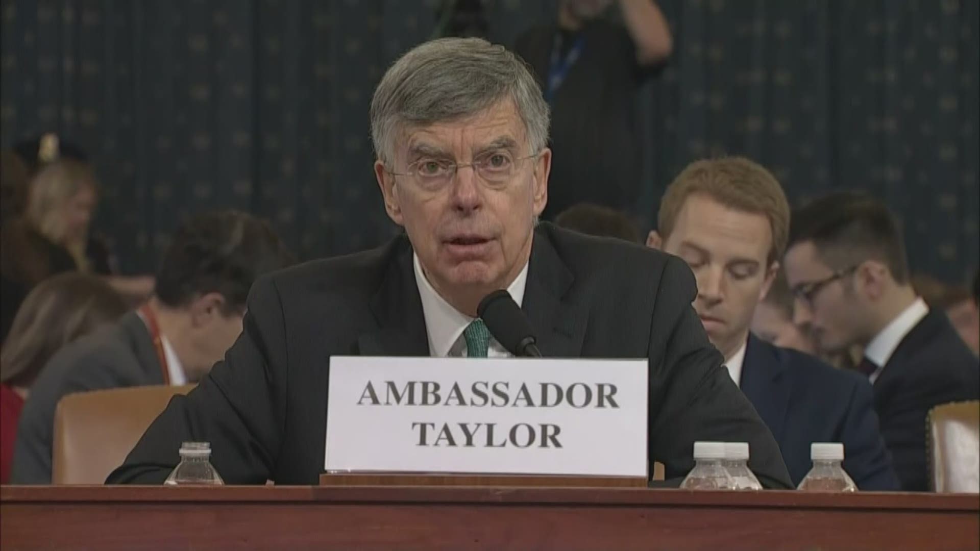 US Ambassador to Ukraine William Taylor explains in his opening statement what he's witnessed recently on the front lines of the conflict between Ukraine and Russia.