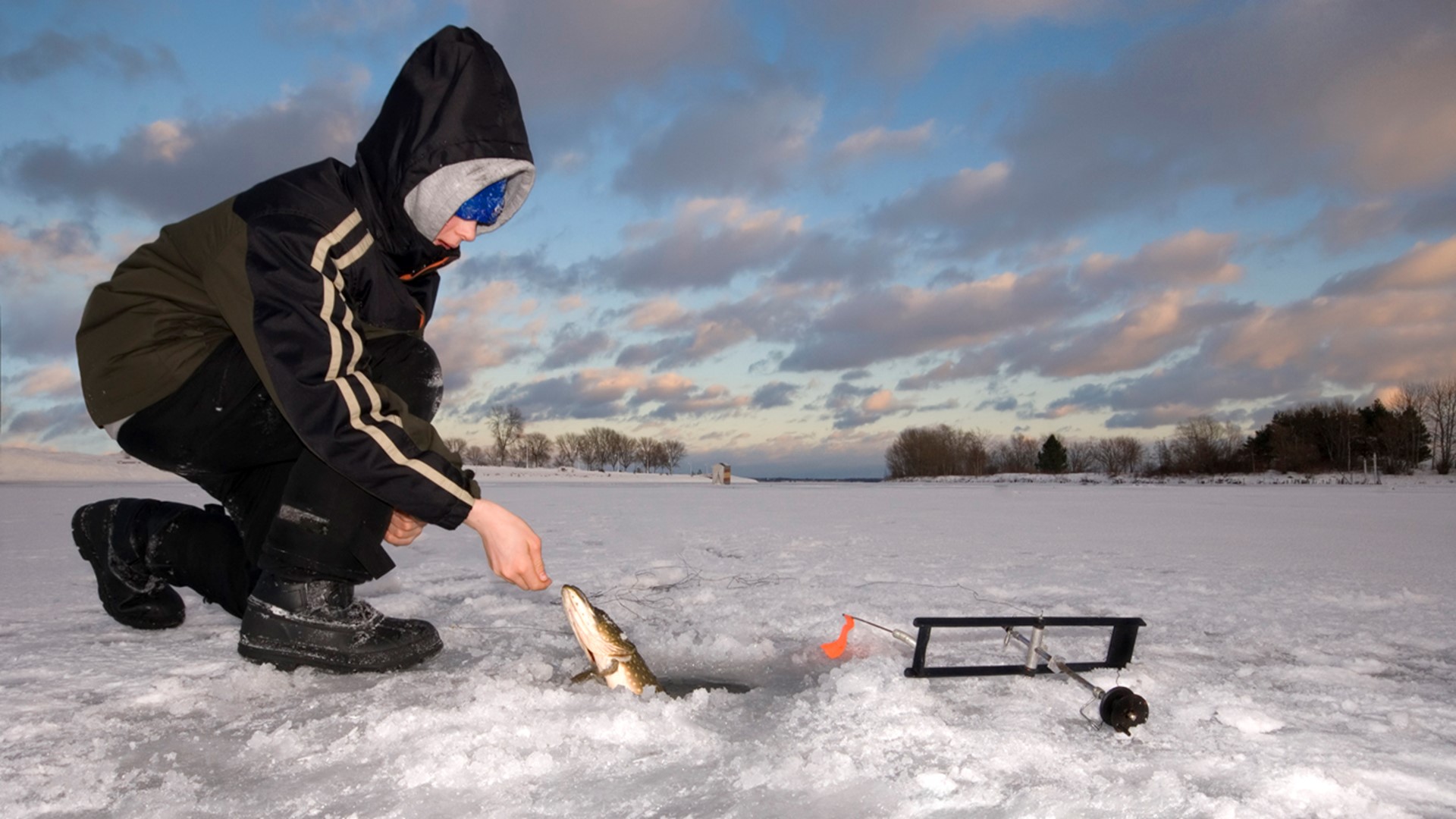 This week's Out and About with Sam Jacques explores the popular winter sport of ice fishing.