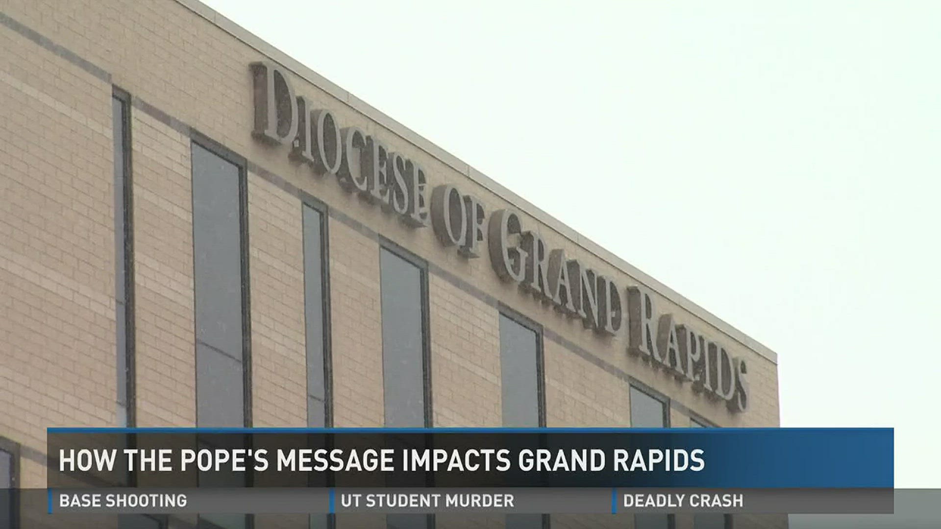 West Michigan Reacts to Pope Statements
